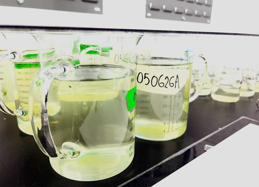 Laboratory testing for aquatic toxicity assessments of treated mine water