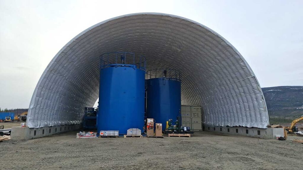 Mine closure water treatment facility designed for long-term environmental management