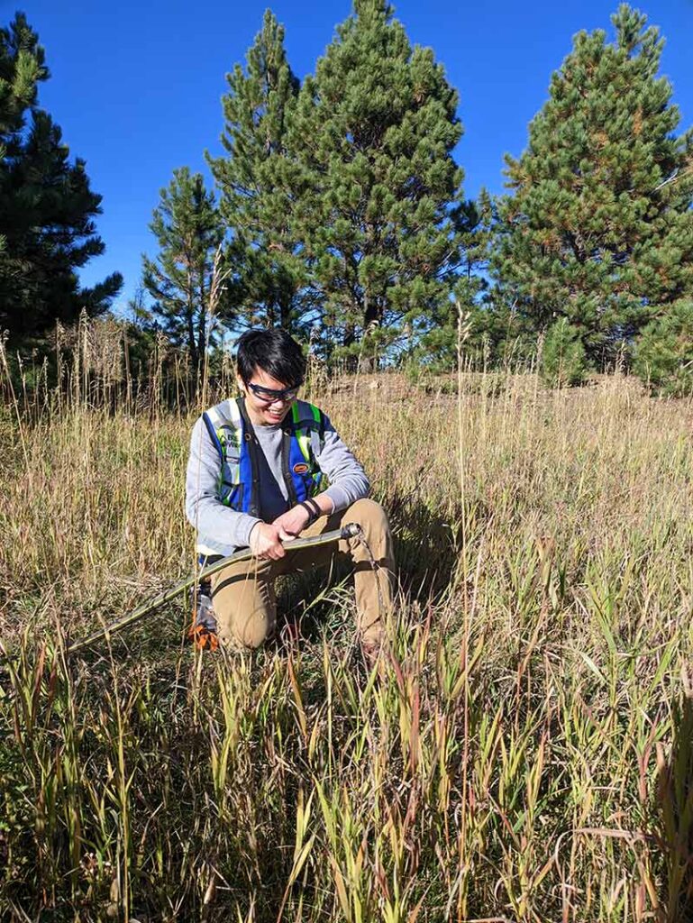 Environmental monitoring during post-closure mine water treatment