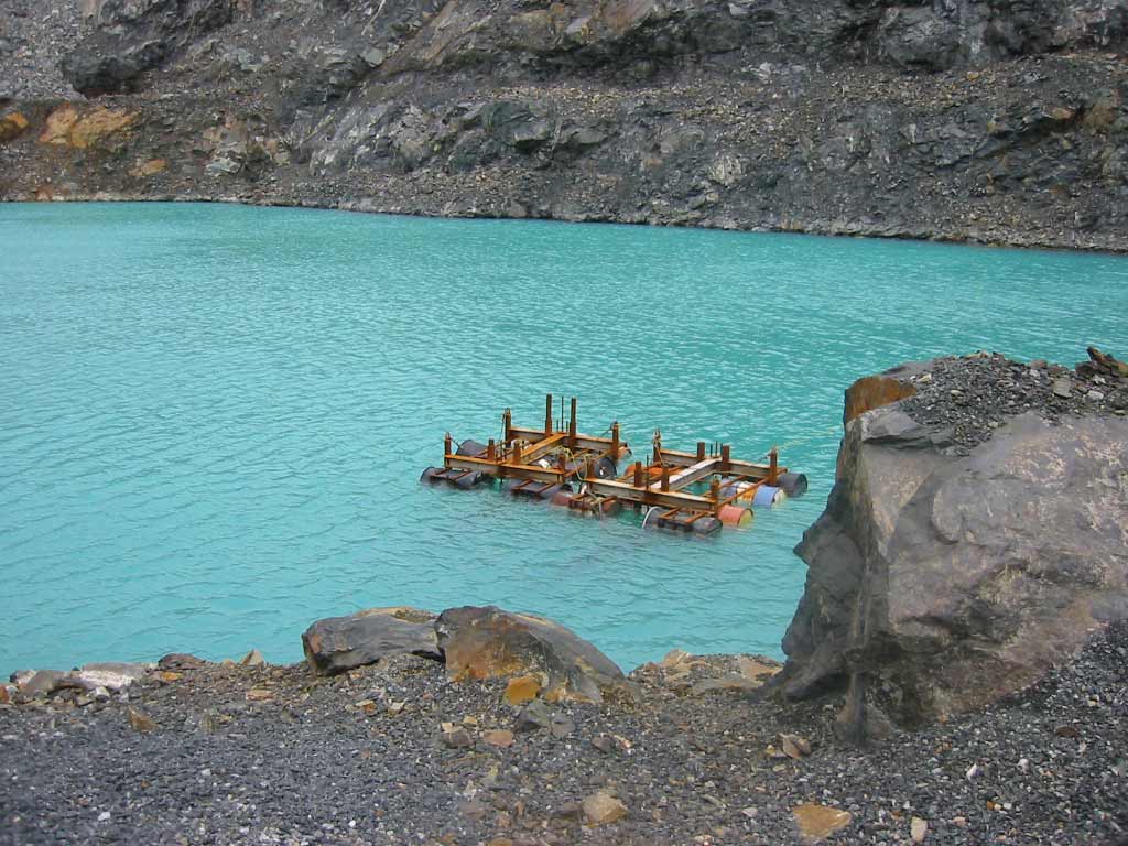 Mine water treatment infrastructure supporting day-to-day plant operations and clean water production